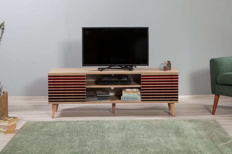 Brokind TV-Benk 140 cm - Brun - Møbler - TV- & Mediamøbler - TV benk & mediabenk