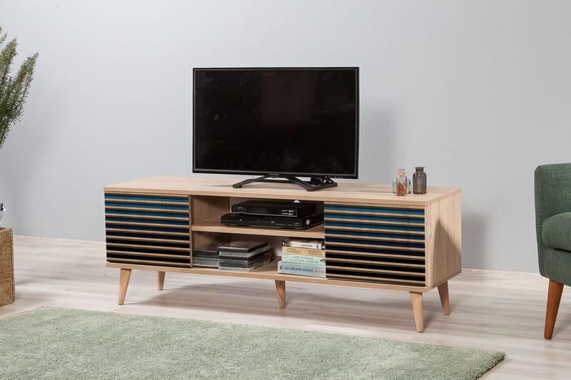 Brokind TV-Benk 140 cm - Brun - Møbler - TV- & Mediamøbler - TV benk & mediabenk