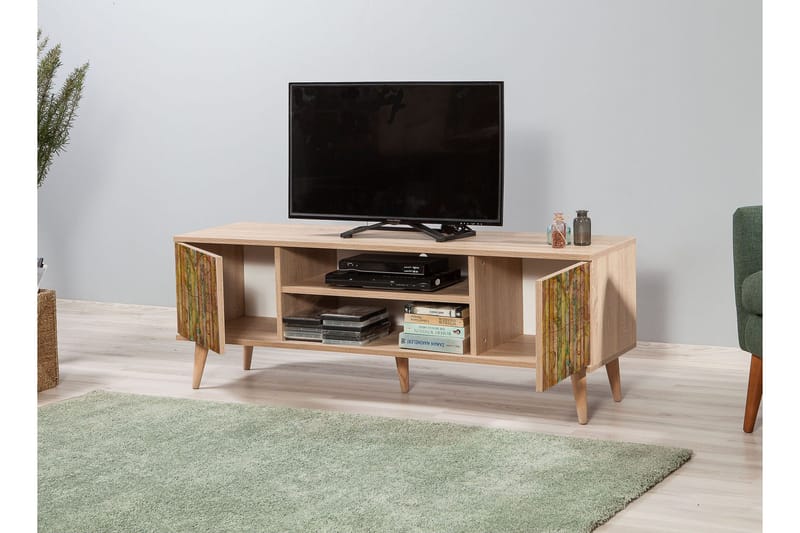 Brokind TV-Benk 140 cm - Brun - Møbler - TV- & Mediamøbler - TV benk & mediabenk