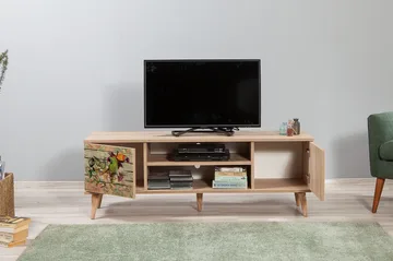 Brokind TV-Benk 140 cm - Brun - Møbler - TV- & Mediamøbler - TV benk & mediabenk