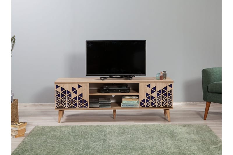 Brokind TV-Benk 140 cm - Brun - Møbler - TV- & Mediamøbler - TV benk & mediabenk