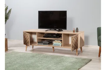 Brokind TV-Benk 140 cm - Brun - Møbler - TV- & Mediamøbler - TV benk & mediabenk