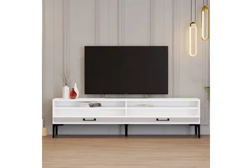 Brutorp TV-benk 180 cm - Hvit - Møbler - TV- & Mediamøbler - TV benk & mediabenk