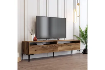 Brutorp TV-benk 180 cm - Valnøtt - Møbler - TV- & Mediamøbler - TV benk & mediabenk