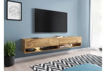 Brya TV-benk 180x32x30 cm - Tre/Natur - Møbler - TV- & Mediamøbler - TV benk & mediabenk
