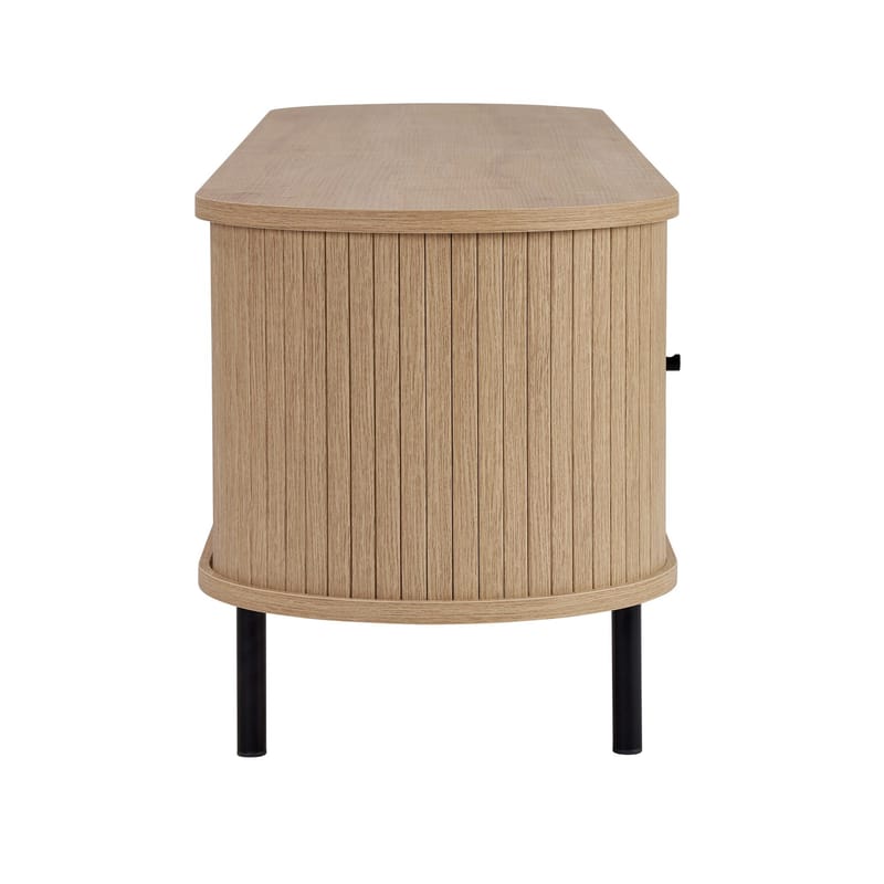 Bryric TV-benk 180 cm - Sapphire Oak/Svart - Møbler - TV- & Mediamøbler - TV benk & mediabenk