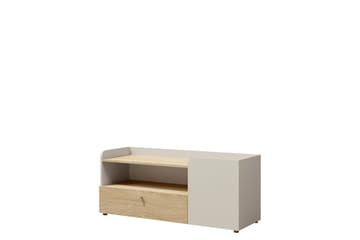 Buhan TV-benk 120 cm - Beige / Brun - Møbler - TV- & Mediamøbler - TV benk & mediabenk