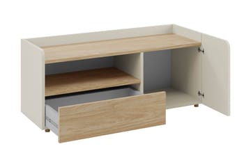 Buhan TV-benk 120 cm - Beige / Brun - Møbler - TV- & Mediamøbler - TV benk & mediabenk
