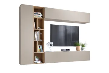 Bulet TV-møbelsett 224x33 cm - Beige - Møbler - TV- & Mediamøbler - TV-møbelsett