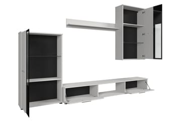 Bunta TV-møbelsett 235x40 cm - Hvit - Møbler - TV- & Mediamøbler - TV-møbelsett