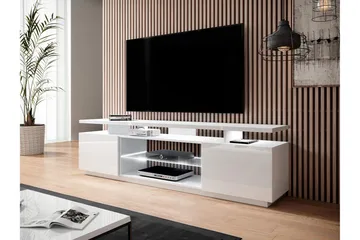 Ceasar TV-benk 180 cm - Hvit - Møbler - TV- & Mediamøbler - TV benk & mediabenk