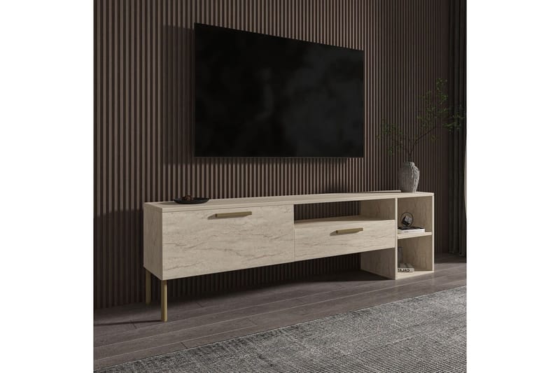 Chaclla TV-benk 150 cm - Beige - Møbler - TV- & Mediamøbler - TV benk & mediabenk