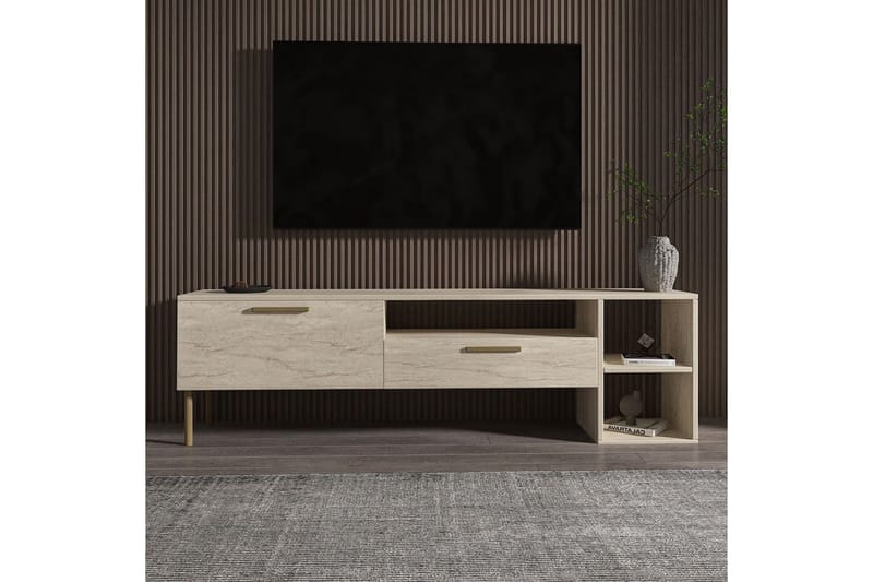 Chaclla TV-benk 150 cm - Beige - Møbler - TV- & Mediamøbler - TV benk & mediabenk