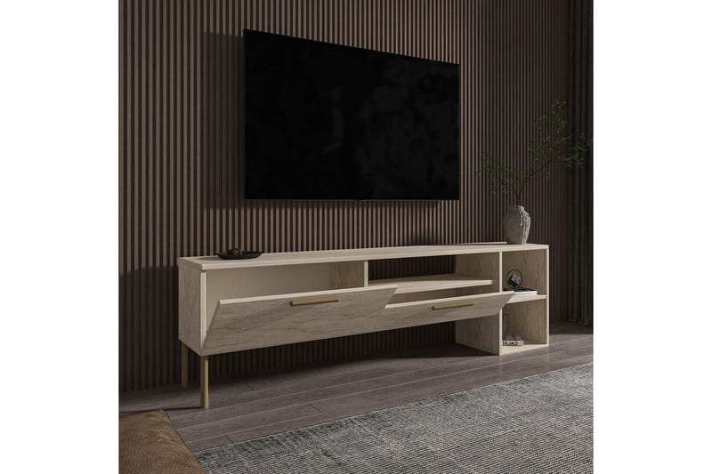 Chaclla TV-benk 150 cm - Beige - Møbler - TV- & Mediamøbler - TV benk & mediabenk