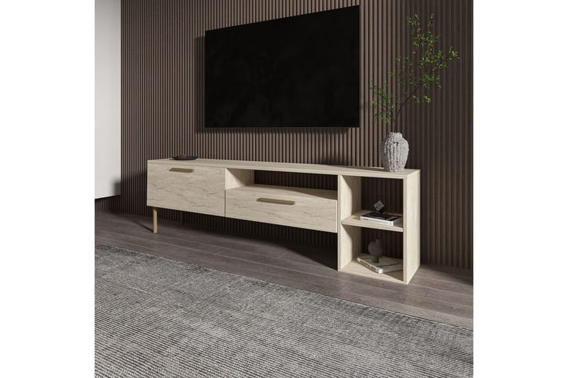 Chaclla TV-benk 150 cm - Beige - Møbler - TV- & Mediamøbler - TV benk & mediabenk