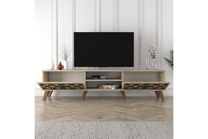 Chass TV-benk 180 cm - Beige - Møbler - TV- & Mediamøbler - TV benk & mediabenk
