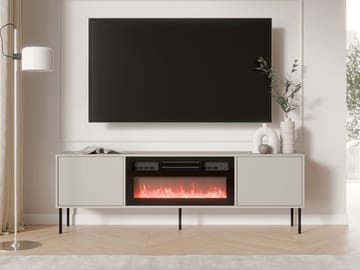 Claven TV-benk 183 cm - beige - Møbler - TV- & Mediamøbler - TV benk & mediabenk
