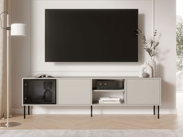 Claven TV-benk 201 cm - beige - Møbler - TV- & Mediamøbler - TV benk & mediabenk
