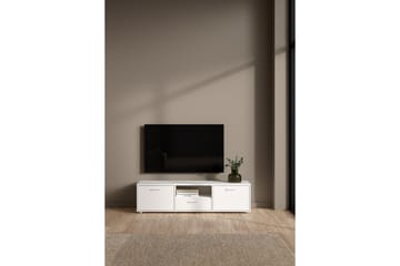 Cristian TV-benk 147 cm - Hvit - Møbler - TV- & Mediamøbler - TV benk & mediabenk