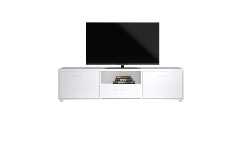 Cristian TV-benk 147 cm - Hvit - Møbler - TV- & Mediamøbler - TV benk & mediabenk