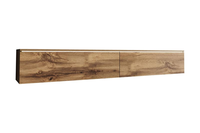 Cuguen Tv-skap 180 cm Hvit LED - Lyse Natur - Møbler - TV- & Mediamøbler - TV benk & mediabenk