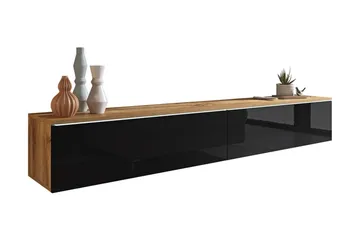 Cuguen Tv-skap 180 cm Hvit LED