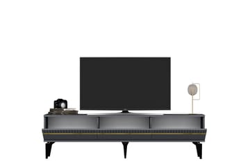 Defneia TV-benk 180 cm - Gull/Antrasitt - Møbler - TV- & Mediamøbler - TV benk & mediabenk