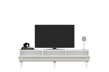 Defneia TV-benk 180 cm - Gull/Hvit - Møbler - TV- & Mediamøbler - TV benk & mediabenk