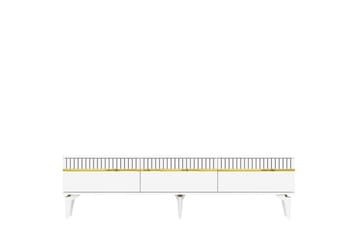 Defneia TV-benk 180 cm - Gull/Hvit - Møbler - TV- & Mediamøbler - TV benk & mediabenk