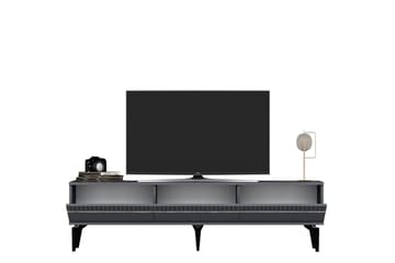 Defneia TV-benk 180 cm - Sølv/Antrasitt - Møbler - TV- & Mediamøbler - TV benk & mediabenk