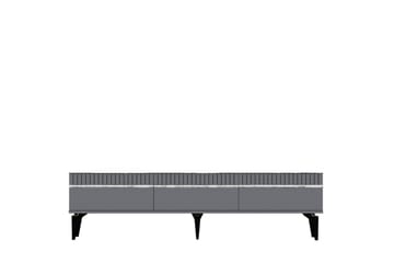 Defneia TV-benk 180 cm - Sølv/Antrasitt - Møbler - TV- & Mediamøbler - TV benk & mediabenk