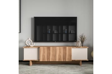Diannare TV-benk 180 cm - Beige/Mellomfarget tre - Møbler - TV- & Mediamøbler - TV benk & mediabenk
