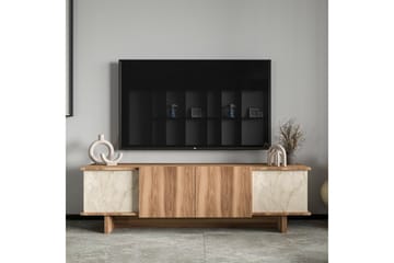 Diannare TV-benk 180 cm - Mellomfarget tre - Møbler - TV- & Mediamøbler - TV benk & mediabenk