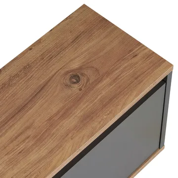 Domar TV-benk 160 cm - Antrasitt/Atlantic pine - Møbler - TV- & Mediamøbler - TV benk & mediabenk