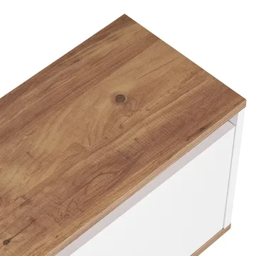 Domar TV-benk 160 cm - Atlantic-furu, hvit - Møbler - TV- & Mediamøbler - TV benk & mediabenk