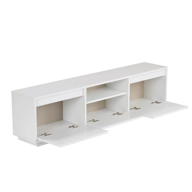 Domar TV-benk 160 cm - Naturlig hvit - Møbler - TV- & Mediamøbler - TV benk & mediabenk