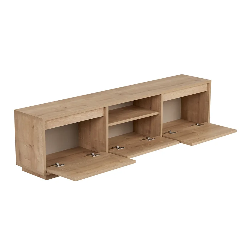 Domar TV-benk 160 cm - Sapphire-eik - Møbler - TV- & Mediamøbler - TV benk & mediabenk