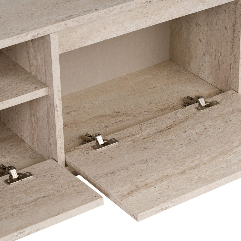 Domar TV-benk 160 cm - Travertin - Møbler - TV- & Mediamøbler - TV benk & mediabenk