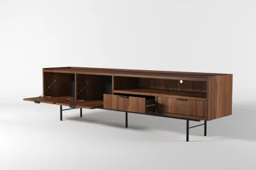 Dravo TV-benk 200 cm - Warmia valnøtt - Møbler - TV- & Mediamøbler - TV benk & mediabenk