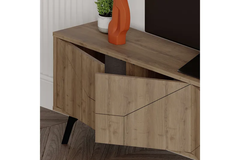 Dune TV-benk 180 cm - Brun - Møbler - TV- & Mediamøbler - TV benk & mediabenk