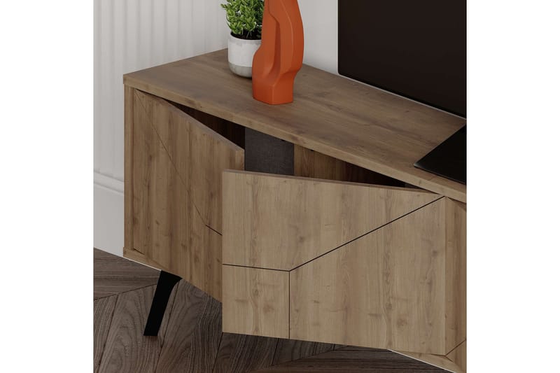 Dune TV-benk 180 cm - Brun - Møbler - TV- & Mediamøbler - TV benk & mediabenk