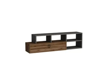 Durusu TV-benk 120 cm - Lys brun/Antrasitt - Møbler - TV- & Mediamøbler - TV benk & mediabenk