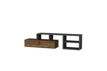 Durusu TV-benk 120 cm - Lys brun/Antrasitt - Møbler - TV- & Mediamøbler - TV benk & mediabenk