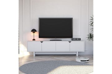 Edrion TV-benk 180 cm - Hvit - Møbler - TV- & Mediamøbler - TV benk & mediabenk