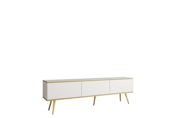 Edson TV-benk 175 cm - Hvit - Møbler - TV- & Mediamøbler - TV benk & mediabenk