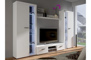 Eirwen TV-møbelsett - Hvit - Møbler - TV- & Mediamøbler - TV-møbelsett