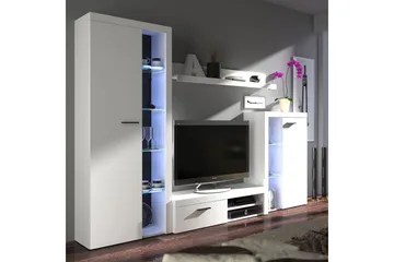 Eirwen TV-møbelsett - Hvit - Møbler - TV- & Mediamøbler - TV-møbelsett