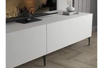 Elspet TV-benk 200 cm - Hvit - Møbler - TV- & Mediamøbler - TV benk & mediabenk