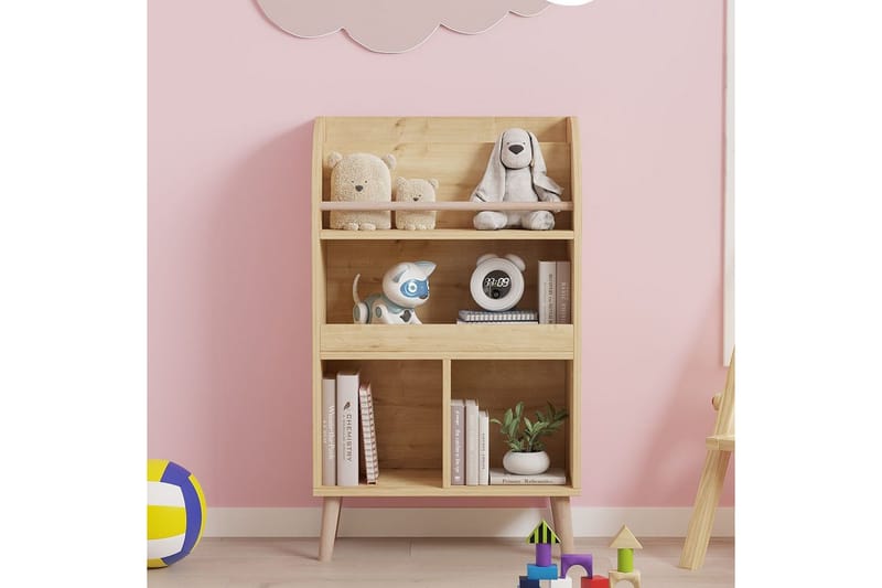 Elyric Bokhylle 60 cm - Eik - Oppbevaring - Hylle - Bokhylle