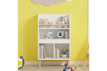 Elyric Bokhylle 60 cm - Hvit - Oppbevaring - Hylle - Bokhylle